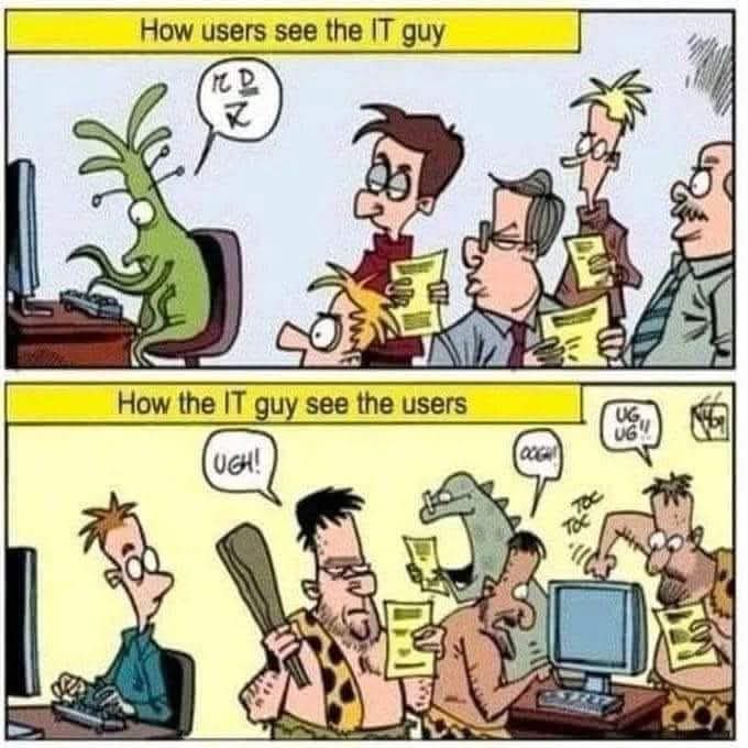 IT guy vs users
